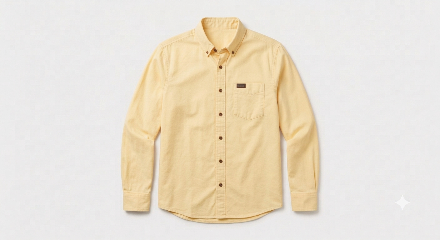 Denim Club Pale Yellow Shirt